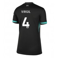 Liverpool Virgil van Dijk #4 Auswärtstrikot Frauen 2024-25 Kurzarm